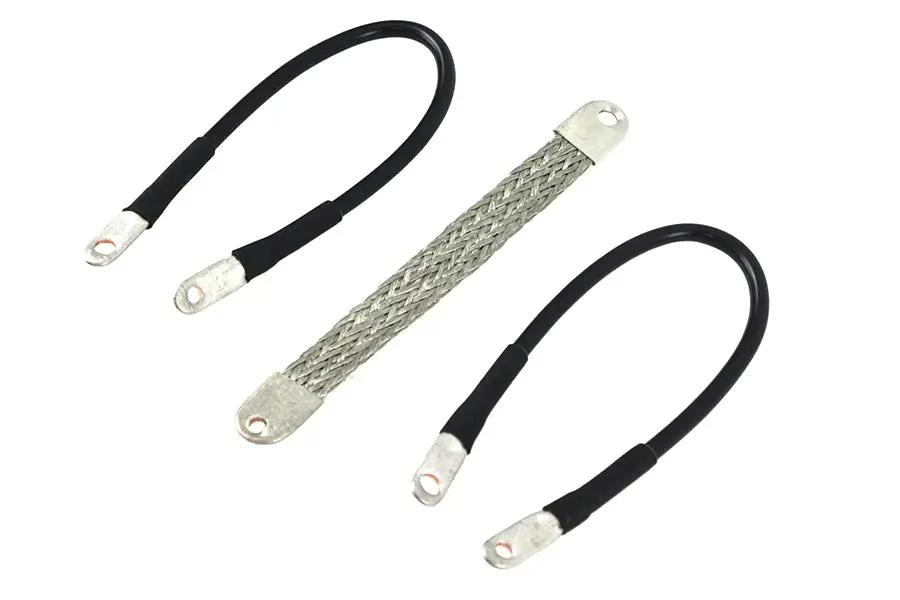 V-Twin XLH Battery Cable Set for Harley Davidson XLH Models by V-Twin