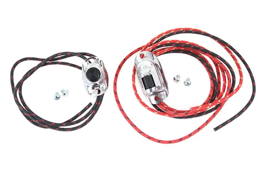 V-Twin Horn and Dimmer Switch Set for Harley Davidson J and FL Models - Part 32-1842 by V-Twin