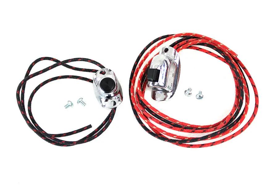 V-Twin Horn and Dimmer Switch Set for Harley Davidson J and FL Models - Part 32-1842 by V-Twin