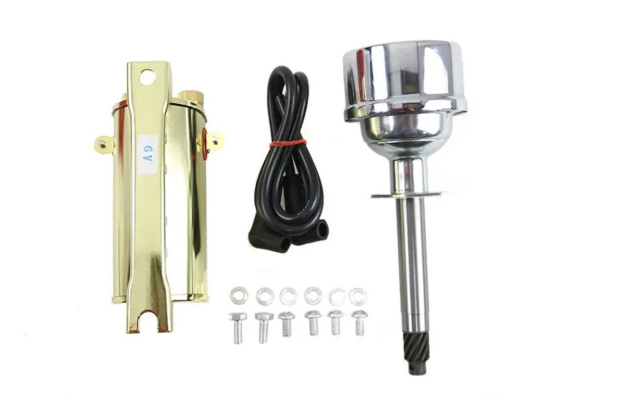 V-Twin Panhead 6 Volt Brass Coil Kit - Fits 1948-1957 Harley Davidson FL Models by V-Twin