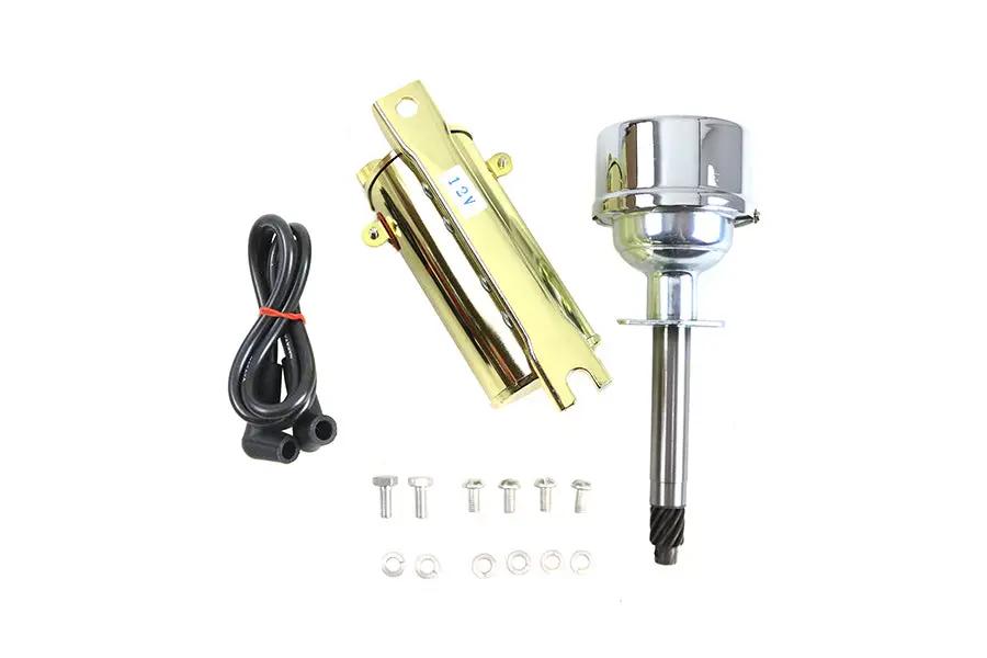 V-Twin Panhead 12 Volt Brass Coil Kit for Harley Davidson FL 1948-1957 by V-Twin