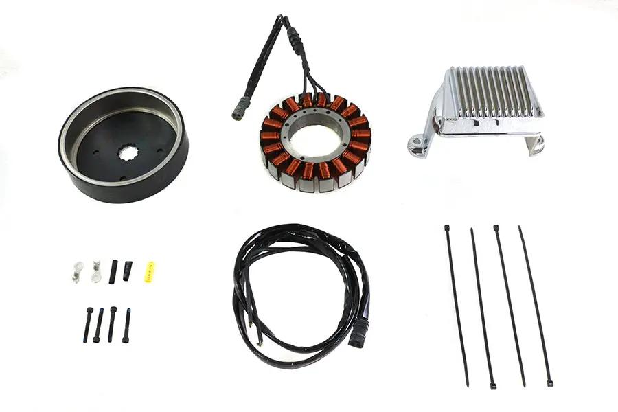 Volt Tech Alternator Charging System Kit 50 Amp for Harley Davidson FLT by Volt Tech