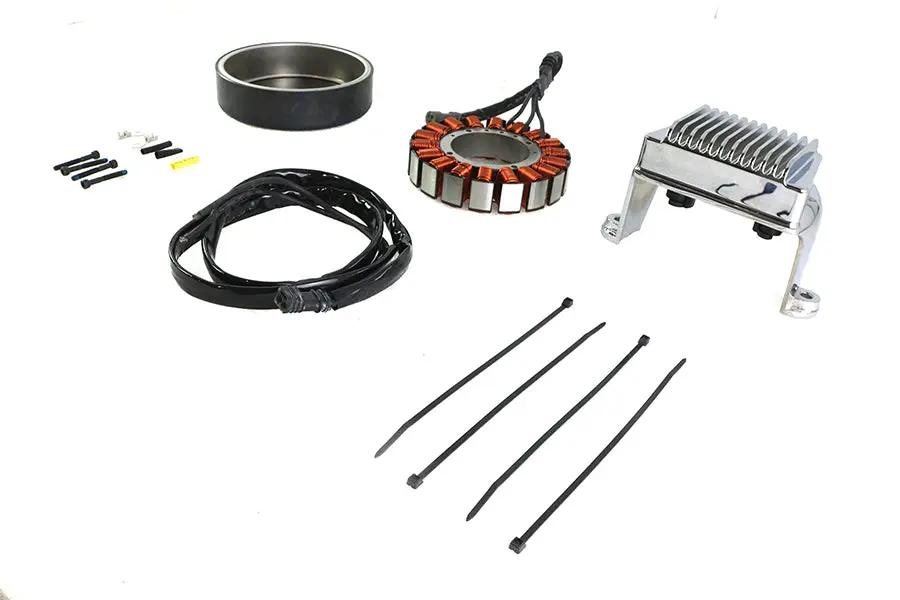 Volt Tech Alternator Charging System Kit 50 Amp for Harley Davidson FLT by Volt Tech