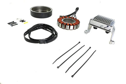 Volt Tech Alternator Charging System Kit 50 Amp for Harley Davidson FLT by Volt Tech