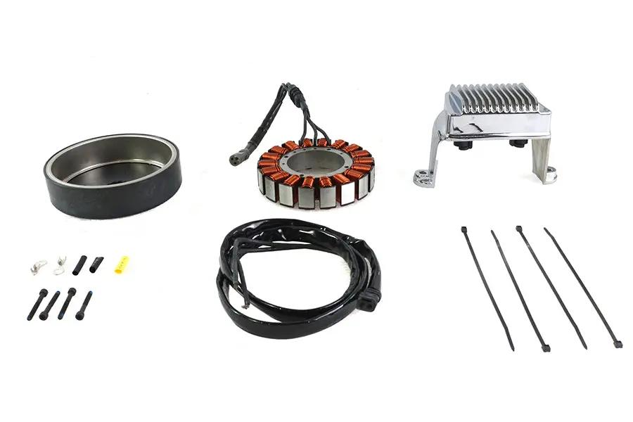Volt Tech Alternator Charging System Kit 50 Amp for Harley Davidson FLT by Volt Tech