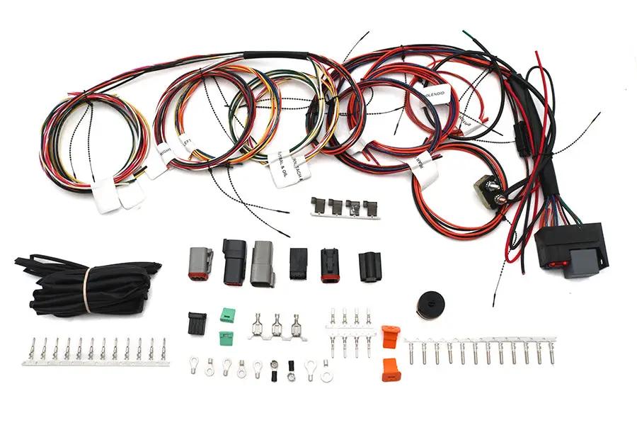Namz Custom Wiring Harness Kit NCBH-01-C for Harley-Davidson Models (1996-2013 Non-Glide) by Namz
