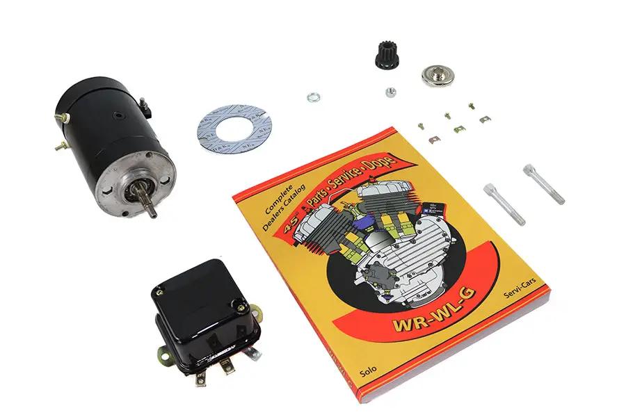 V-Twin 45 W/G 6 Volt Generator Kit for Harley Davidson W (Pre-1958 Models) by V-Twin