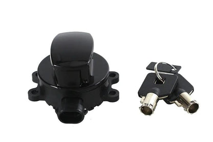 V-Twin FLT Ignition Switch Black for Harley Davidson Touring Models by V-Twin