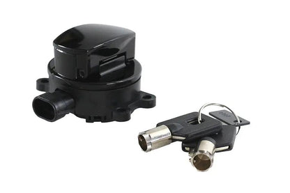 V-Twin FLT Ignition Switch Black for Harley Davidson Touring Models by V-Twin