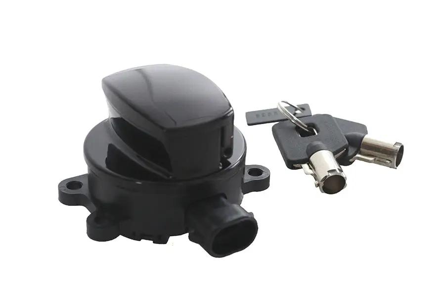 V-Twin FLT Ignition Switch Black for Harley Davidson Touring Models by V-Twin