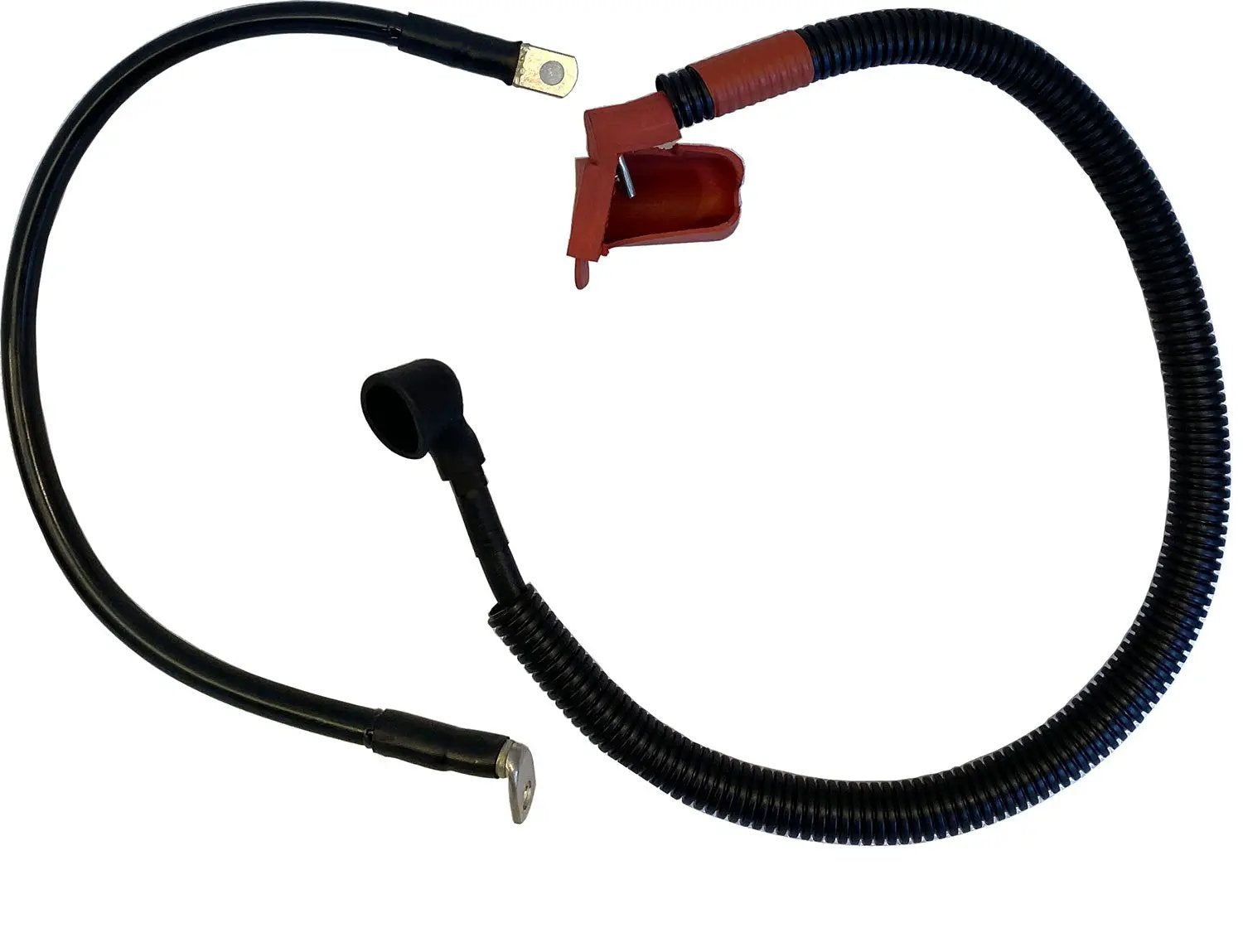 V-Twin Battery Cable Set Black for Harley Davidson XL (2014-2020) - Part E25-0091B-D11 by V-Twin
