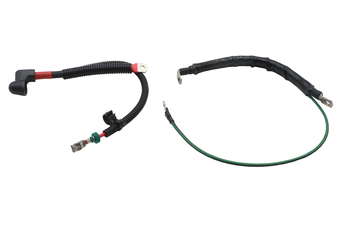 V-Twin E25-0094/95 Battery Cable Assembly Set for Harley-Davidson FXST and FLST