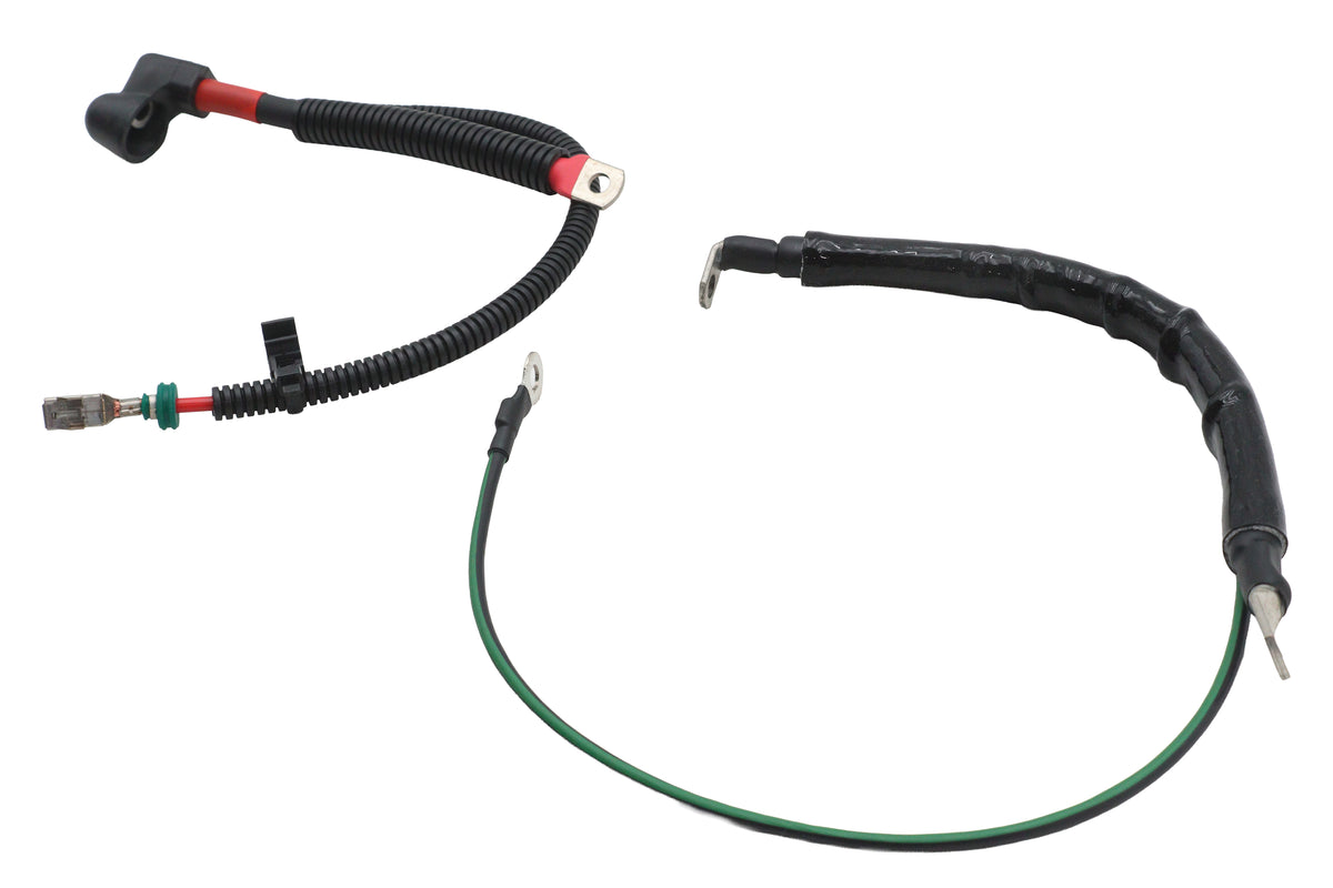 V-Twin E25-0093/95 Battery Cable Assembly Set for Harley-Davidson FXST