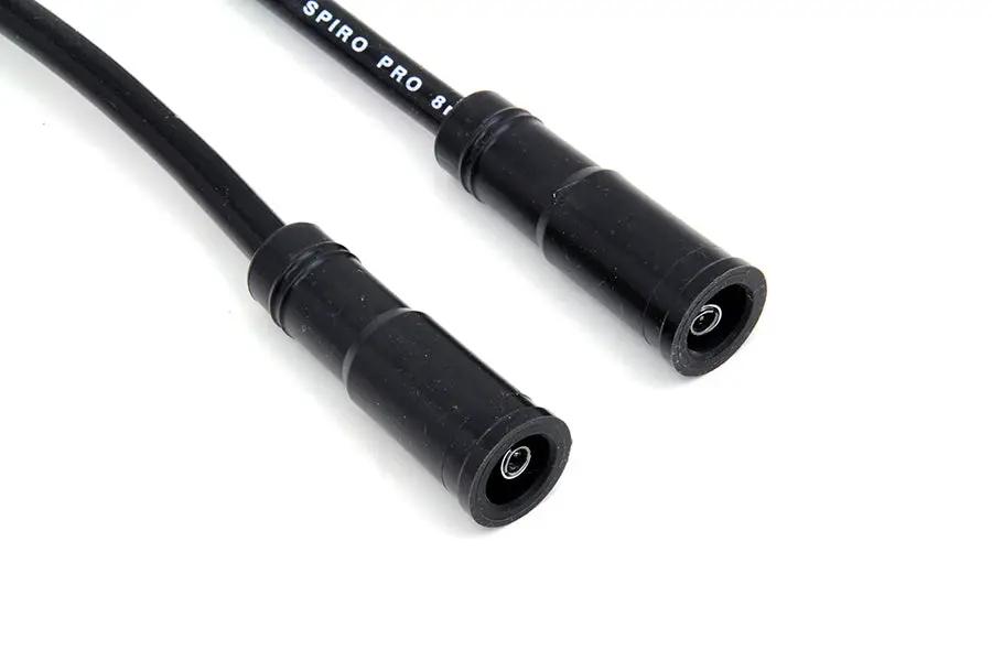 Sumax Spark Plug Wire Set 8mm Black for Harley Davidson FLT Models (Part #20034) by Sumax