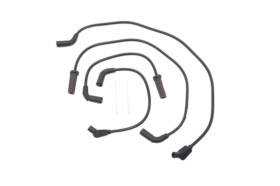Sumax M8 Spark Plug Wire Set 8mm Black for Harley Davidson FLT (2017-2026) by Sumax