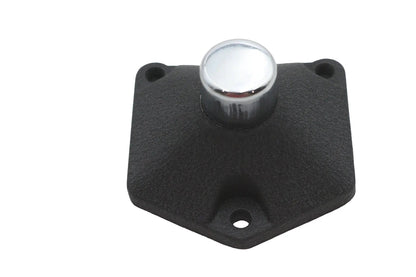 V-Twin V-Fire Starter Button Wrinkle Black for Harley Davidson Models by V-Twin