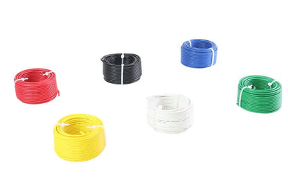 V-Twin 16 Inch Gauge Wire Roll Combo Set – 6 Rolls, 50 Feet Each for Motorcycle and Automotive Wiring by V-Twin