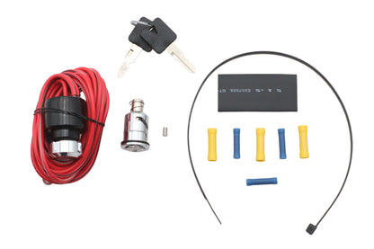 V-Twin D21-0220K Ignition Key Switch, Fork and Lock Kit for Harley-Davidson XL