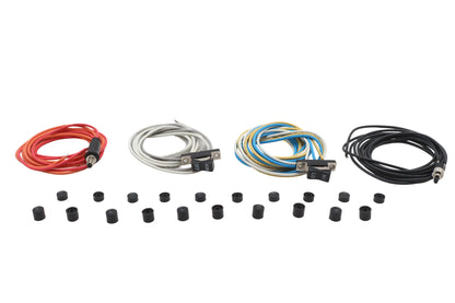 V-Twin 32-2725 Handlebar Switch Cap Kit with Long and Short Black Caps