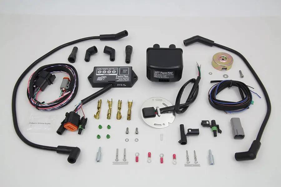 Daytona Twin Tech External Ignition Module Single Fire Complete Kit for Harley Davidson FL (1970-1979) by Daytona Twin Tech