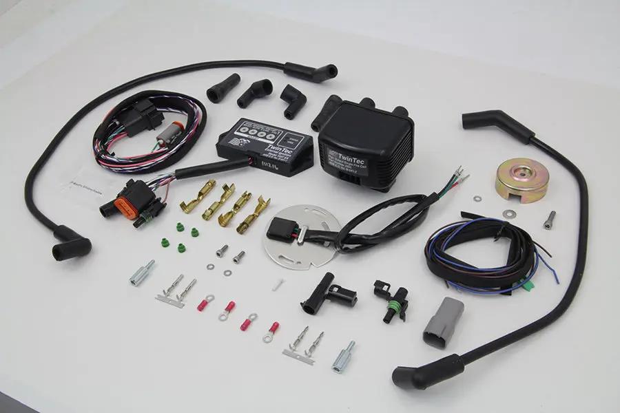 Daytona Twin Tech External Ignition Module Single Fire Complete Kit for Harley Davidson FL (1970-1979) by Daytona Twin Tech