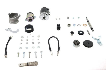 V-Twin FXR Electric Starter Kit - Complete 6-Inch Starter Motor Replacement for Harley Davidson FXR Models by V-Twin