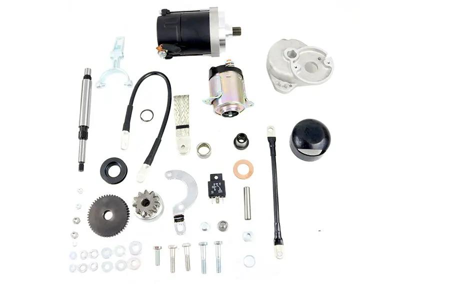 V-Twin FXR Electric Starter Kit – Complete 6-Inch Motor Assembly for Harley Davidson FXR 1983-1985 by V-Twin