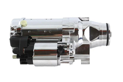V-Twin Replacement Starter Motor 1.6kW Chrome for Harley Davidson FLT & FLHT Models by V-Twin