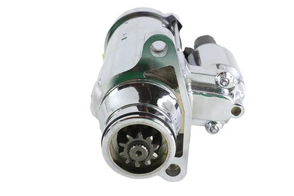 V-Twin Replacement Starter Motor 1.6kW Chrome for Harley Davidson FLST & FXST Models by V-Twin