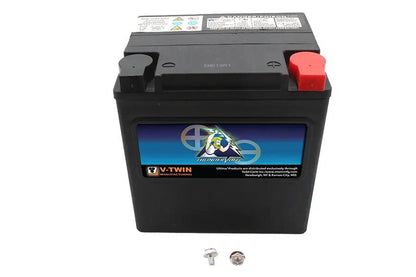 Ultima 12 Volt AGM Thundervolt Battery with Flush Mount Terminals for Harley Davidson Motorcycles by Ultima