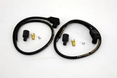 Sumax Spark Plug Wire Kit 8.2mm Black for Harley-Davidson and Custom Bikes by Sumax