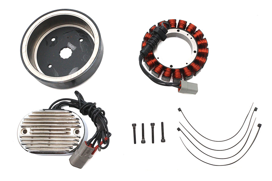 Ultima Alternator Charging Kit 38 Amp for Harley Davidson Models by Ultima