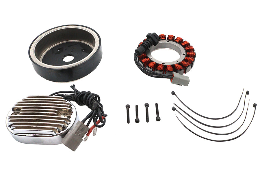 Ultima Alternator Charging Kit 38 Amp for Harley Davidson Models by Ultima