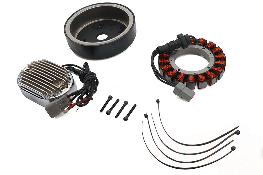 Ultima Alternator Charging Kit 38 Amp for Harley Davidson Models by Ultima