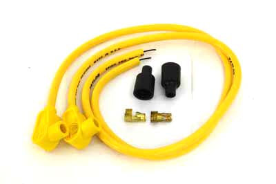 Sumax 76481 Universal Yellow 8mm Pro Spark Plug Wire Kit with Spiro-Pro Design by Sumax