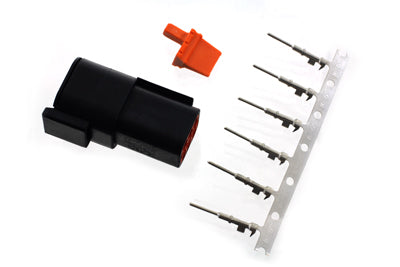 Namz Deutsch Wiring Pin Housing Kit 6-Position with Terminals and Wedge Lock by Namz