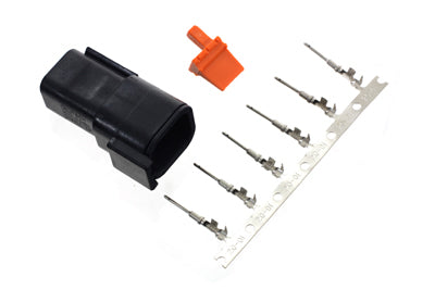 Namz Deutsch Wiring Pin Housing Kit 6-Position with Terminals and Wedge Lock by Namz