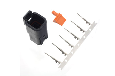 Namz Deutsch Wiring Pin Housing Kit 6-Position with Terminals and Wedge Lock by Namz