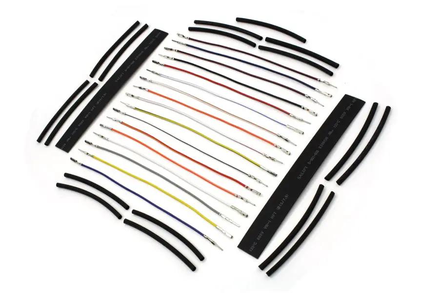 Volt Tech Handlebar Wiring Harness 8 Inch Extension Kit for Harley Davidson FLHT and FLHR (Part #40113) by Volt Tech