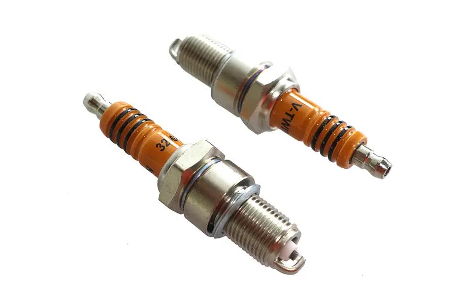 Volt Tech E18-6663SWVT V-Twin Performance Spark Plug Set for Harley Davidson FXST Models by Volt Tech