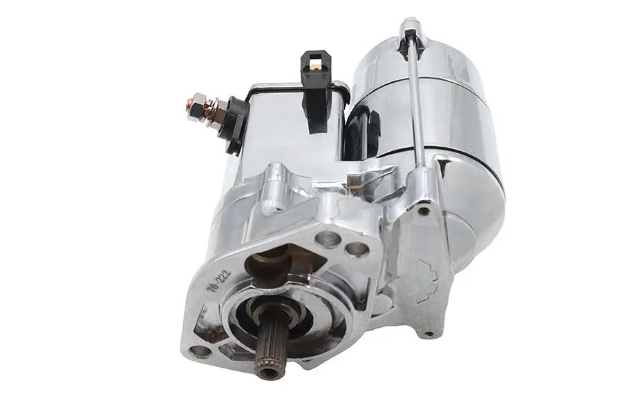 Ultima Thunder Fire Starter Motor 1.4KW Chrome for Harley Davidson Models - Part Number 70-222 by Ultima