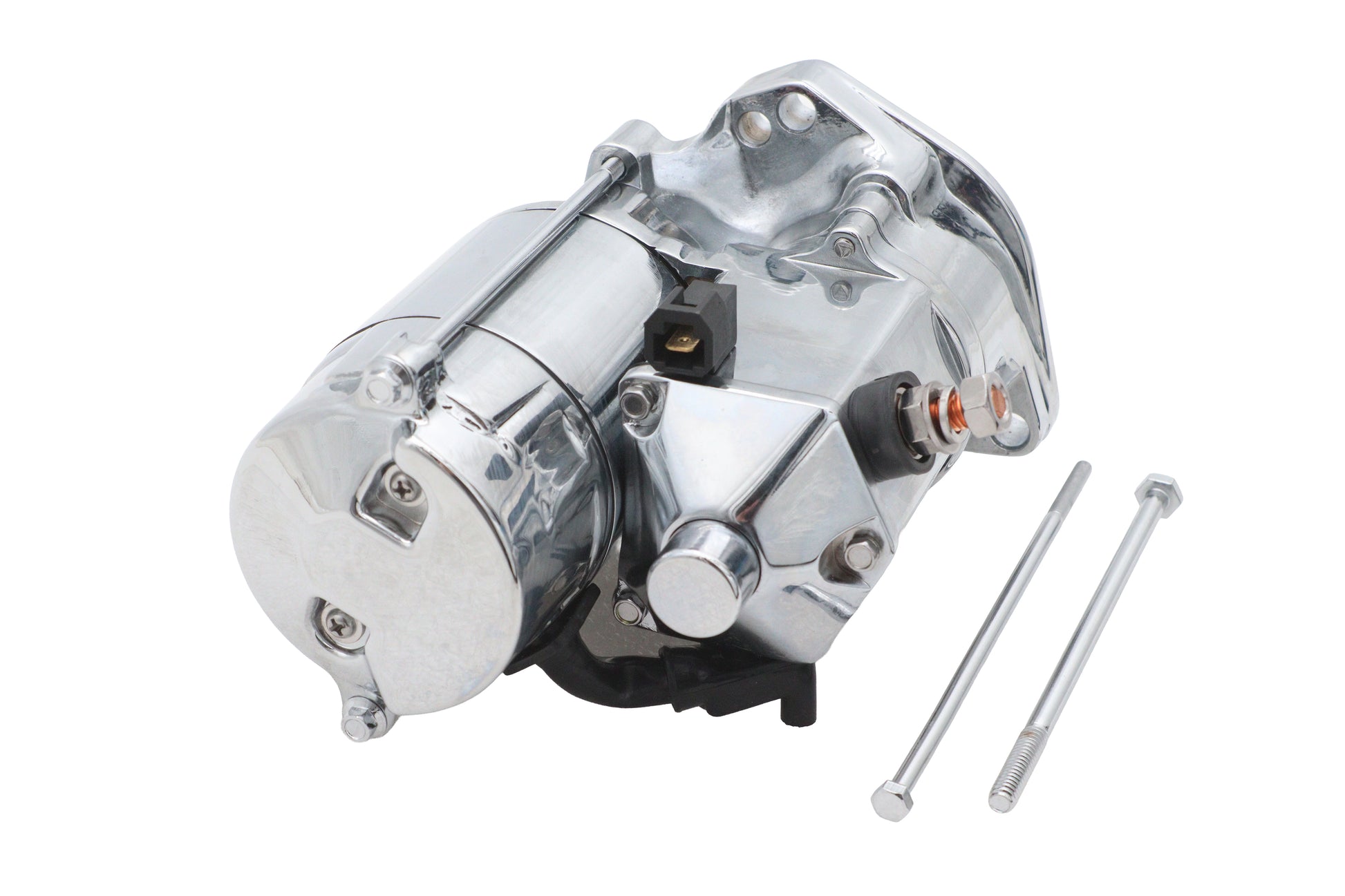 Ultima Thunder Fire Starter Motor 1.75KW Chrome for Harley Davidson Models - Part Number 70-225