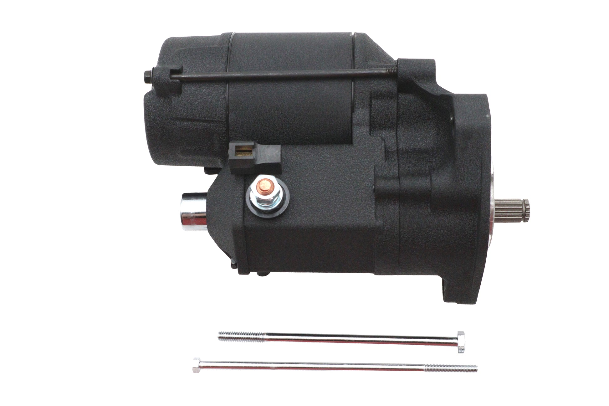 Ultima Thunder Fire Starter Motor 1.75KW Black for Harley Davidson Models (Part #70-224-B)