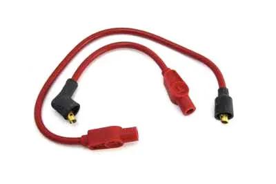 Sumax Part 77233 Red 8mm Spark Plug Wire Set for Harley Davidson FLT (1980-1989) by Sumax