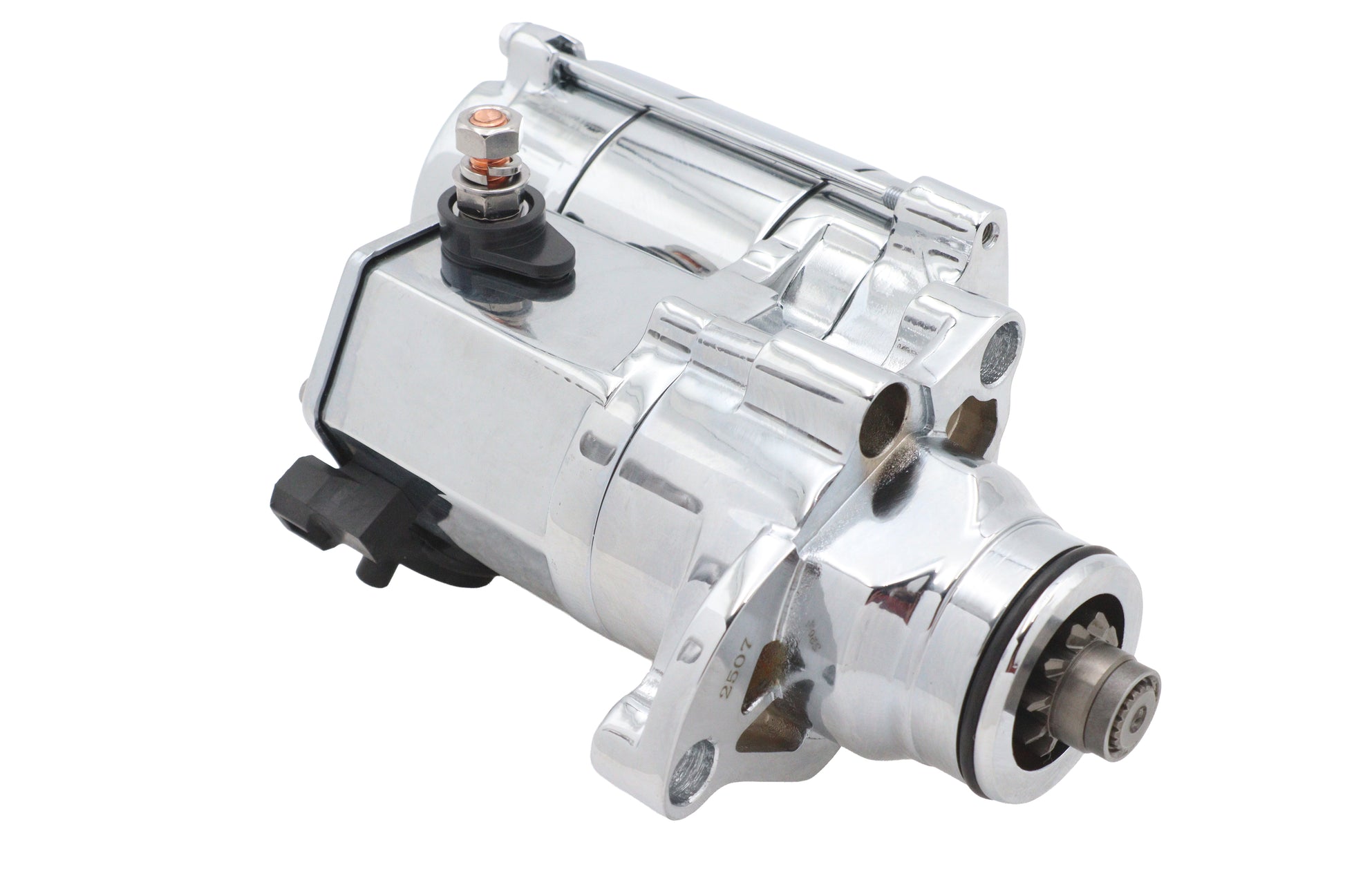 Ultima Thunder Fire Starter Motor 1.4KW Chrome - Fits Harley Davidson Models