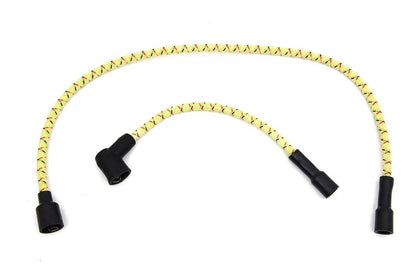 Sumax C77433 Yellow with Black & Red Tracer 7mm Spark Plug Wire Set for Harley Davidson FLT by Sumax