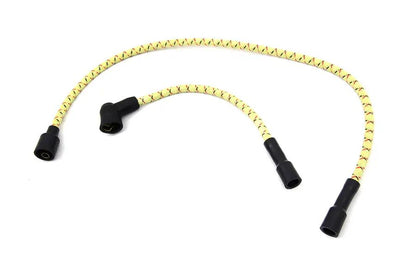 Sumax C77433 Yellow with Black & Red Tracer 7mm Spark Plug Wire Set for Harley Davidson FLT by Sumax