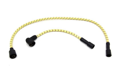 Sumax C77433 Yellow with Black & Red Tracer 7mm Spark Plug Wire Set for Harley Davidson FLT by Sumax
