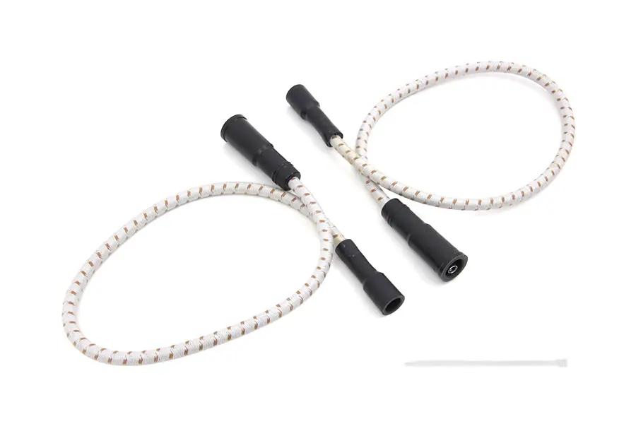 Sumax C20134 Grey with Brown Tracer 7mm Spark Plug Wire Set for Harley Davidson FLT Models by Sumax