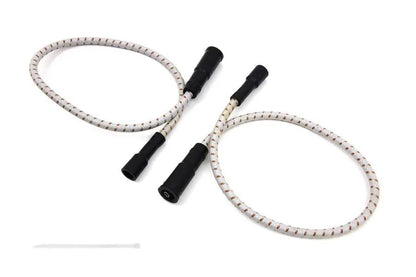 Sumax C20134 Grey with Brown Tracer 7mm Spark Plug Wire Set for Harley Davidson FLT Models by Sumax